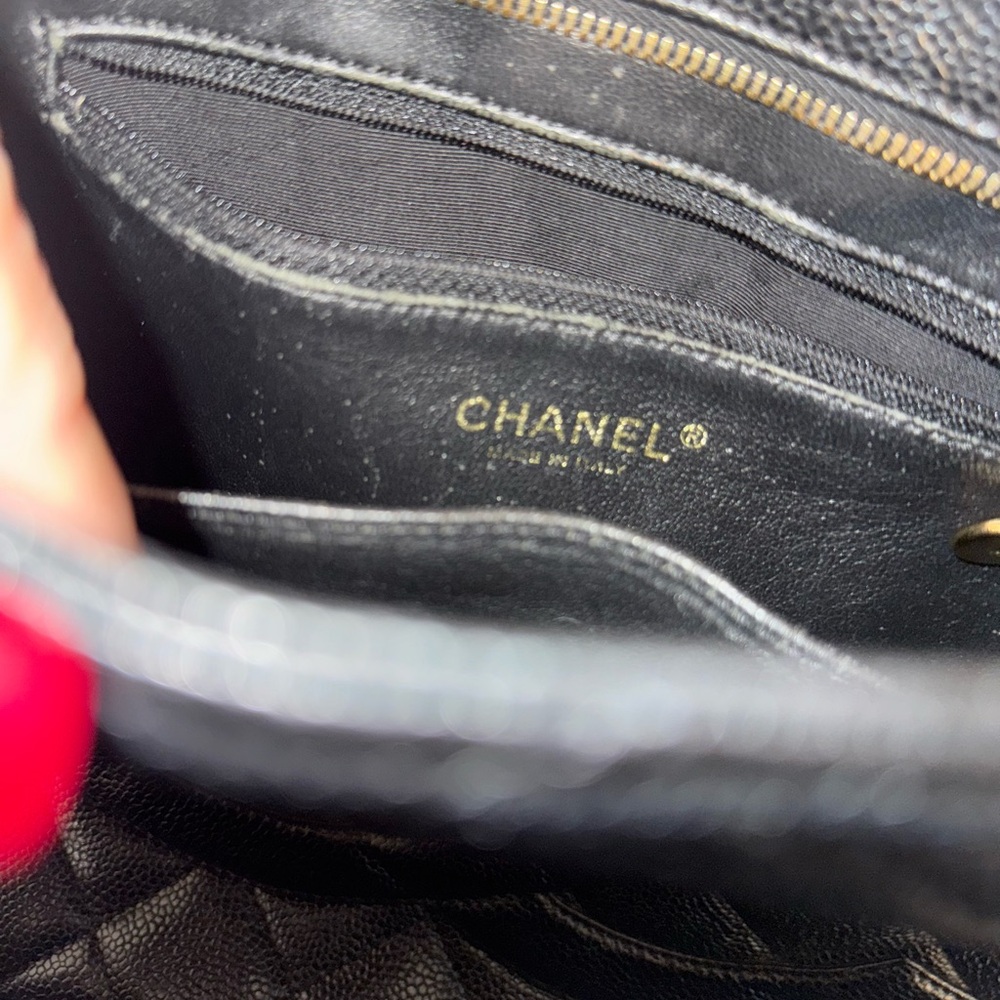 CHANEL Black Quilted Double C Shoulder Bag - Picture 7 of 13